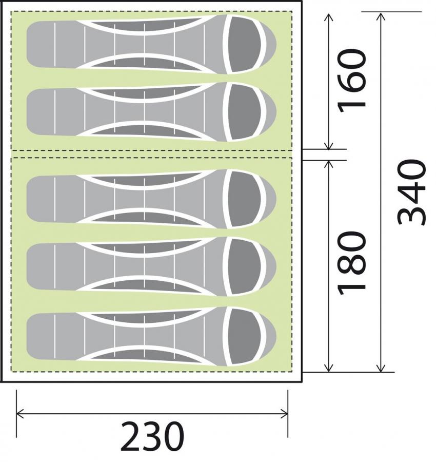 Product image 4 of the product “Zelt Aerotech Paraiso ”